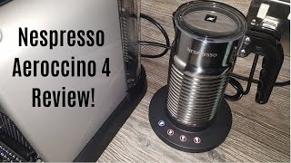 Nespresso Aeroccino 4 Milk Frother Review  Worth upgrading from the Aeroccino 3 [upl. by Theobald]