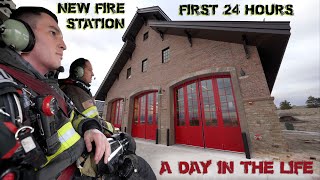 First 24 Hours in a New Fire Station  A Day in the Life [upl. by Alicsirp]