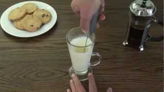 Aerolatte  The Original Steam Free Milk Frother [upl. by Enivid251]