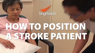 How To Position A Stroke Patient [upl. by Llennehc]