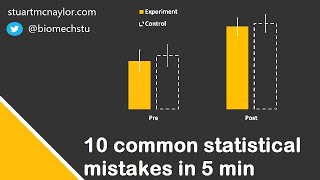 Ten Statistical Mistakes in 5 Min [upl. by Kalfas]