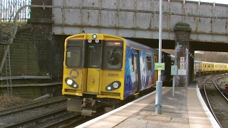 Half an Hour at 216  Birkenhead North Station 1022017  Class 507 508 terminus [upl. by Joacima]