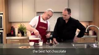 How to make a hot chocolate using an aerolatte milk frother [upl. by Paucker]